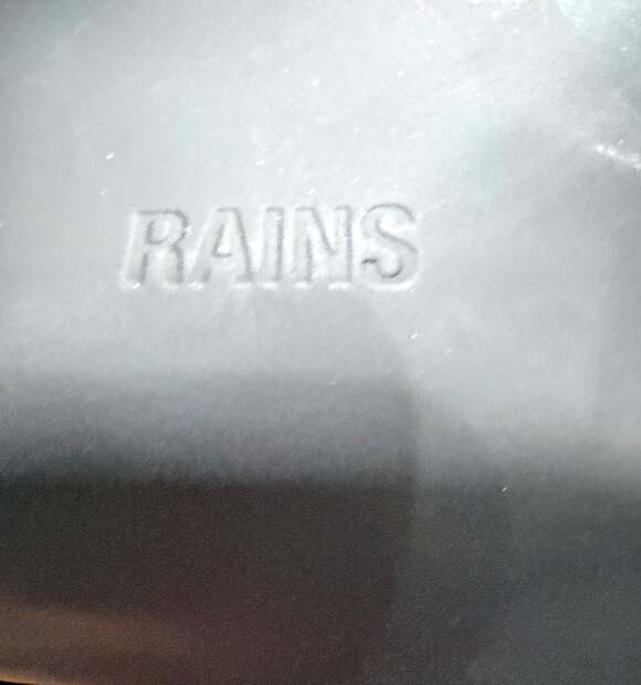 RAINS Waterproof Black Rucksack Backpack - Picture 4 of 6